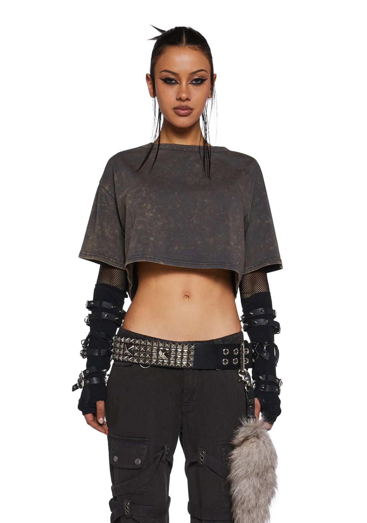 Internal Chaos Crop Top