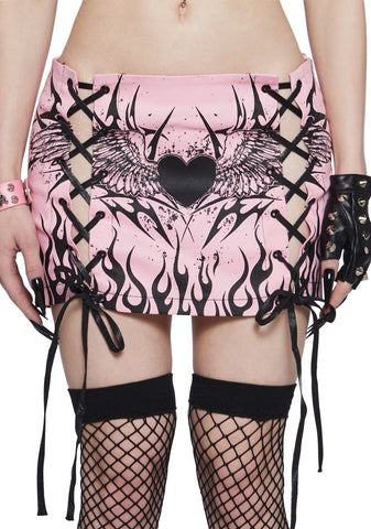 Love Blackout Mini Skirt