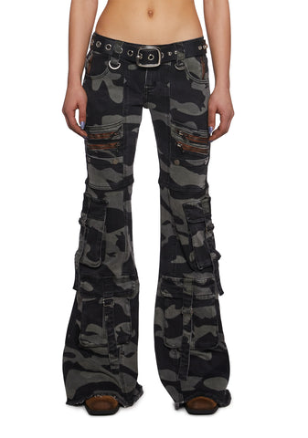 Aurora Cargo Jeans - Camo