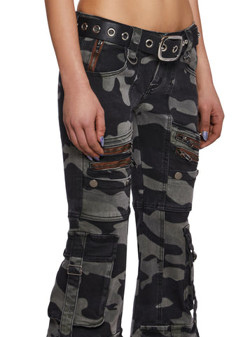 Aurora Cargo Jeans - Camo
