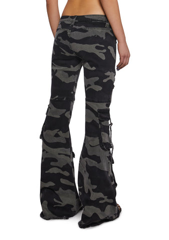 Aurora Cargo Jeans - Camo