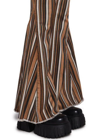 Vinyl Vibes Pinstripe Trousers