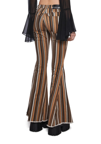 Vinyl Vibes Pinstripe Trousers