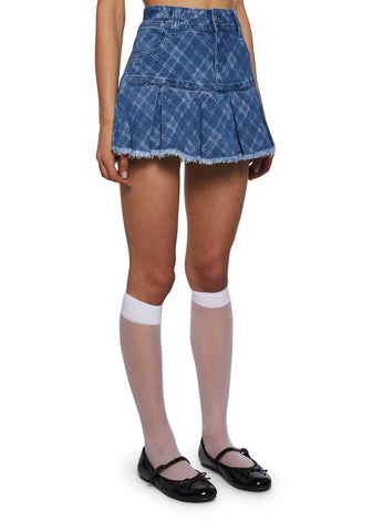 Sketchbook Smiles Mini Skirt