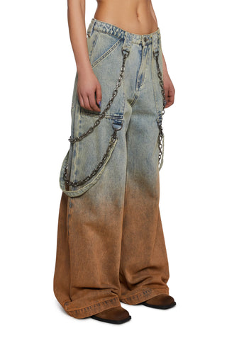 Angry Texts Denim Jeans