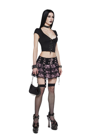 Holy Hexed Mini Skirt