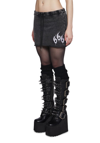 Favorite Number Mini Skirt