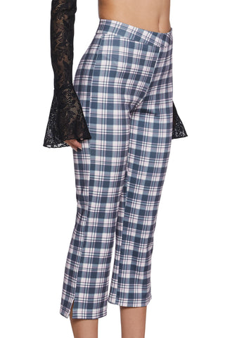 Book Club Babe Plaid Capri Pants