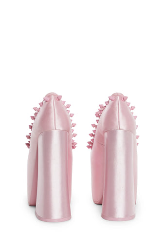 Outspoken Charmer Platform Mary Janes