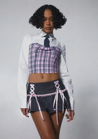 Fictional Flames Mini Skirt