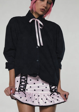 Bound To Tempt Mini Skirt