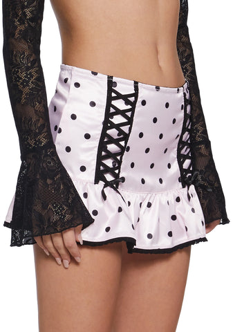 Bound To Tempt Mini Skirt