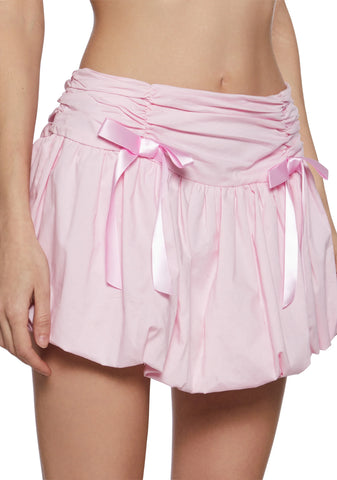 Adored Aura Bubble Mini Skirt