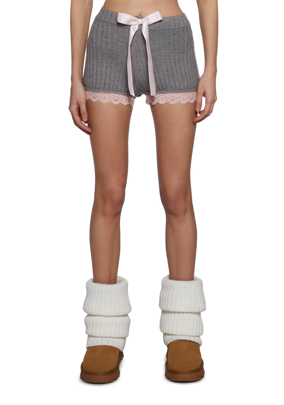 Cuddle Up Close Knit Shorts