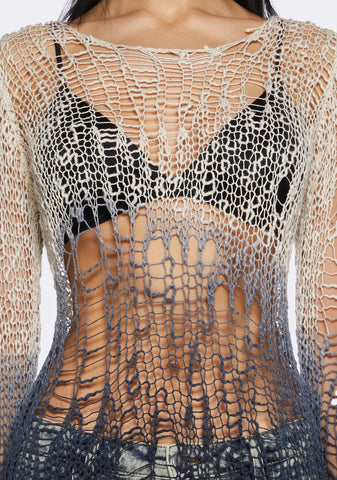 Total Wildness Ombre Sweater