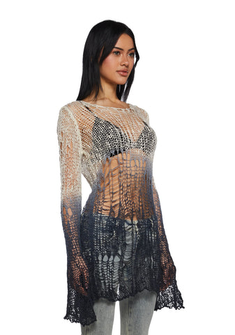 Total Wildness Ombre Sweater