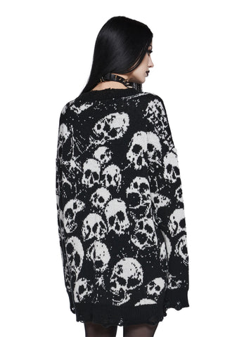 Graveyard Dreams Knit Sweater