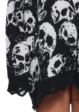 Graveyard Dreams Knit Sweater