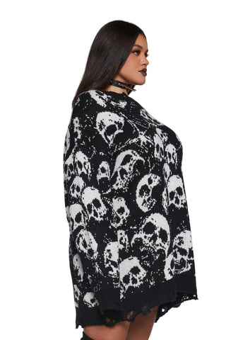 Graveyard Dreams Knit Sweater