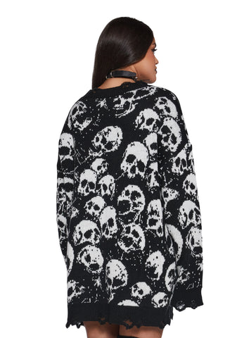 Graveyard Dreams Knit Sweater