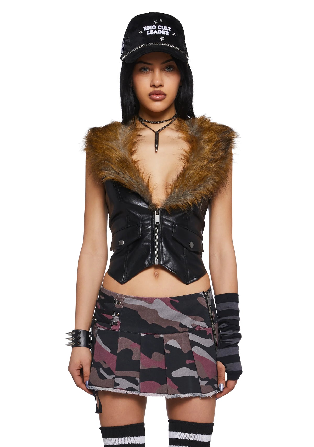 Boho Wild Vegan Leather Vest