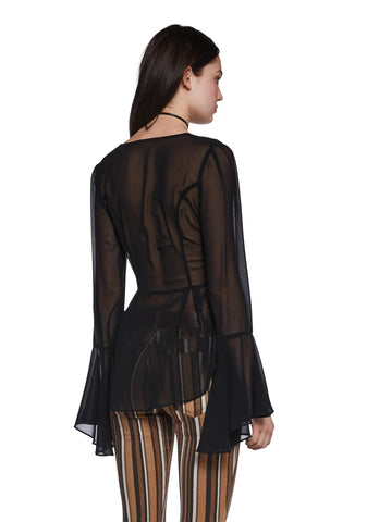 Love Record Breaker Chiffon Blouse