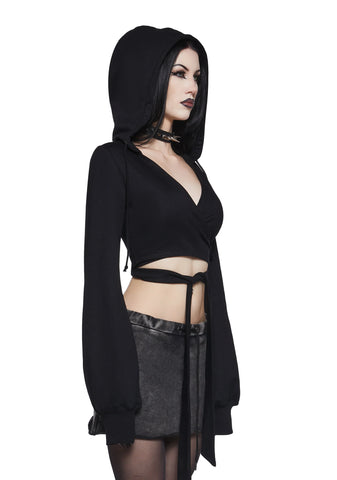 In Your Dark Dreams Wrap Top