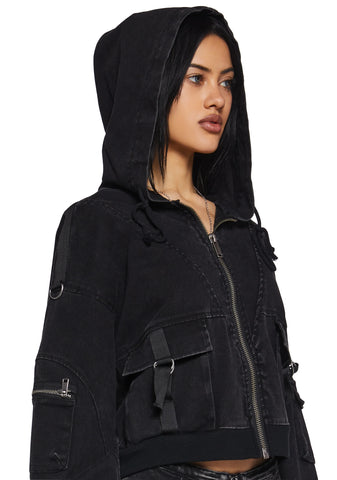 Wild Ranger Cropped Cargo Jacket