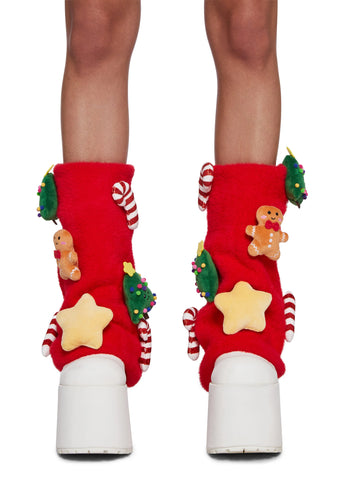 Yuletide Coziness Leg Warmers