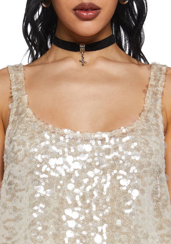 Sparkle And Poise Mini Dress