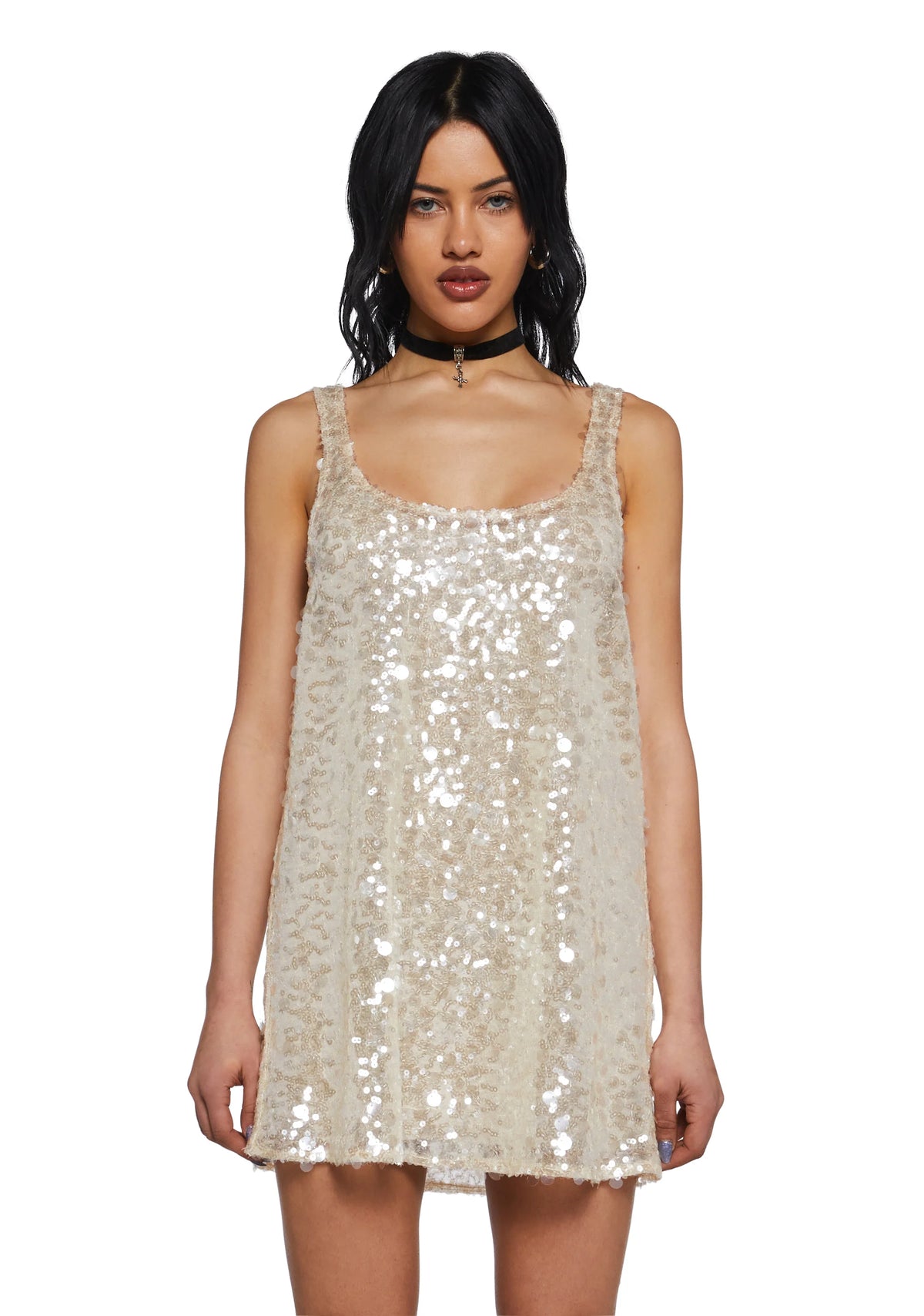 Sparkle And Poise Mini Dress