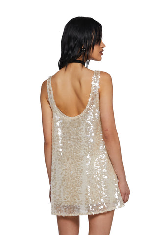 Sparkle And Poise Mini Dress