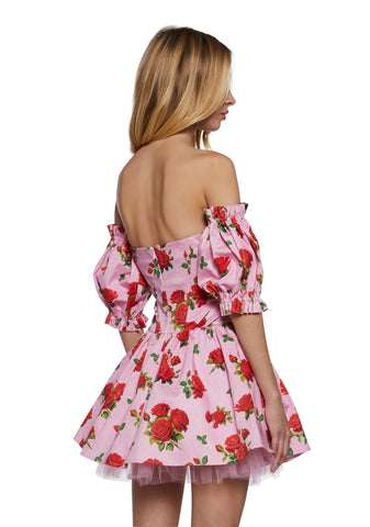 Holding Court Corset Dress - Pink