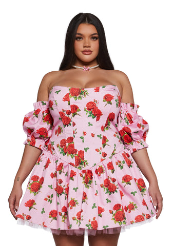 Holding Court Corset Dress - Pink