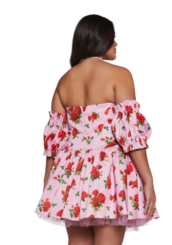 Holding Court Corset Dress - Pink