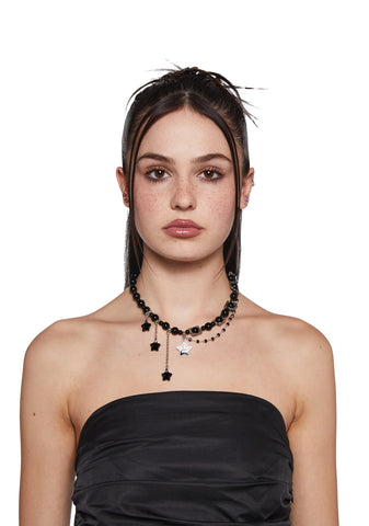 Catching Stars Beaded Choker