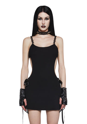 Macabre Rendezvous Mini Dress