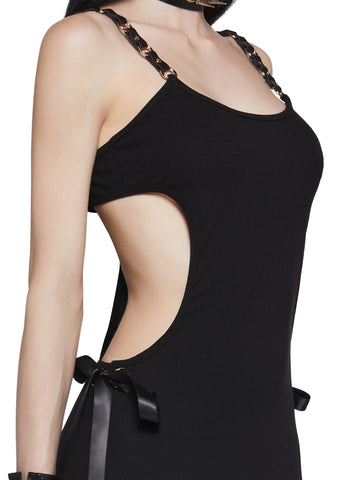 Macabre Rendezvous Mini Dress