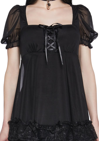 Melancholy Sweetness Babydoll Dress
