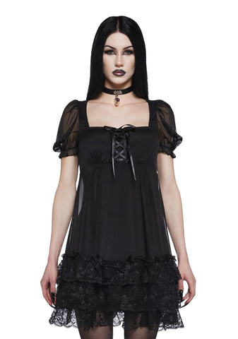 Melancholy Sweetness Babydoll Dress