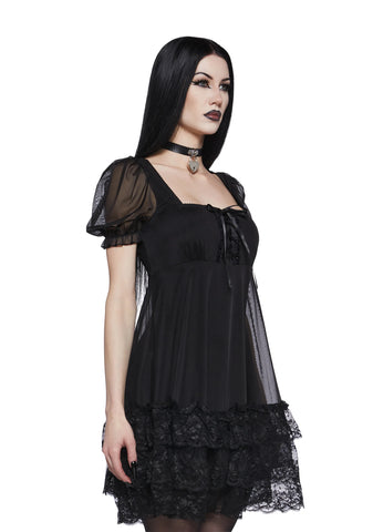 Melancholy Sweetness Babydoll Dress