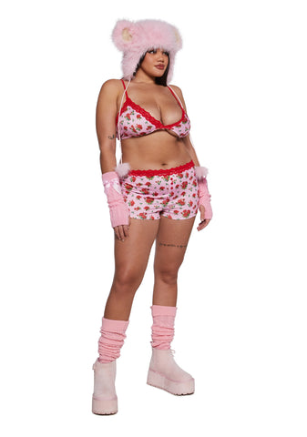 Be Mine Tonight Knit Boyshorts