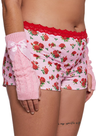 Be Mine Tonight Knit Boyshorts