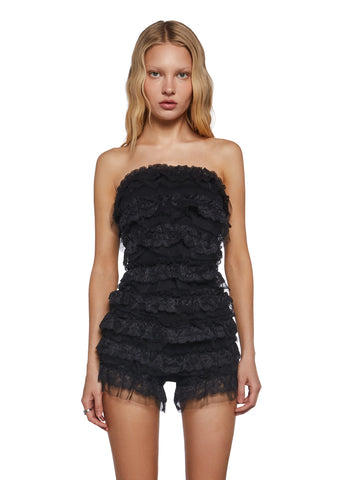 A Novel Romance Lace Romper