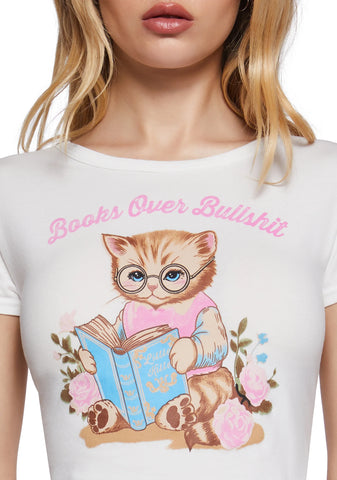 Books Rule Baby Tee