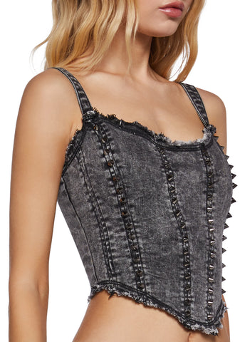 Ambient Studded Corset Top