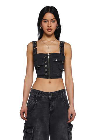 Eco Couture Cargo Bra Top