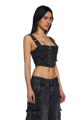 Eco Couture Cargo Bra Top