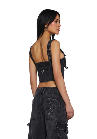 Eco Couture Cargo Bra Top