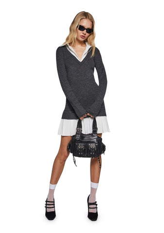 Bookish Baddie Mini Dress